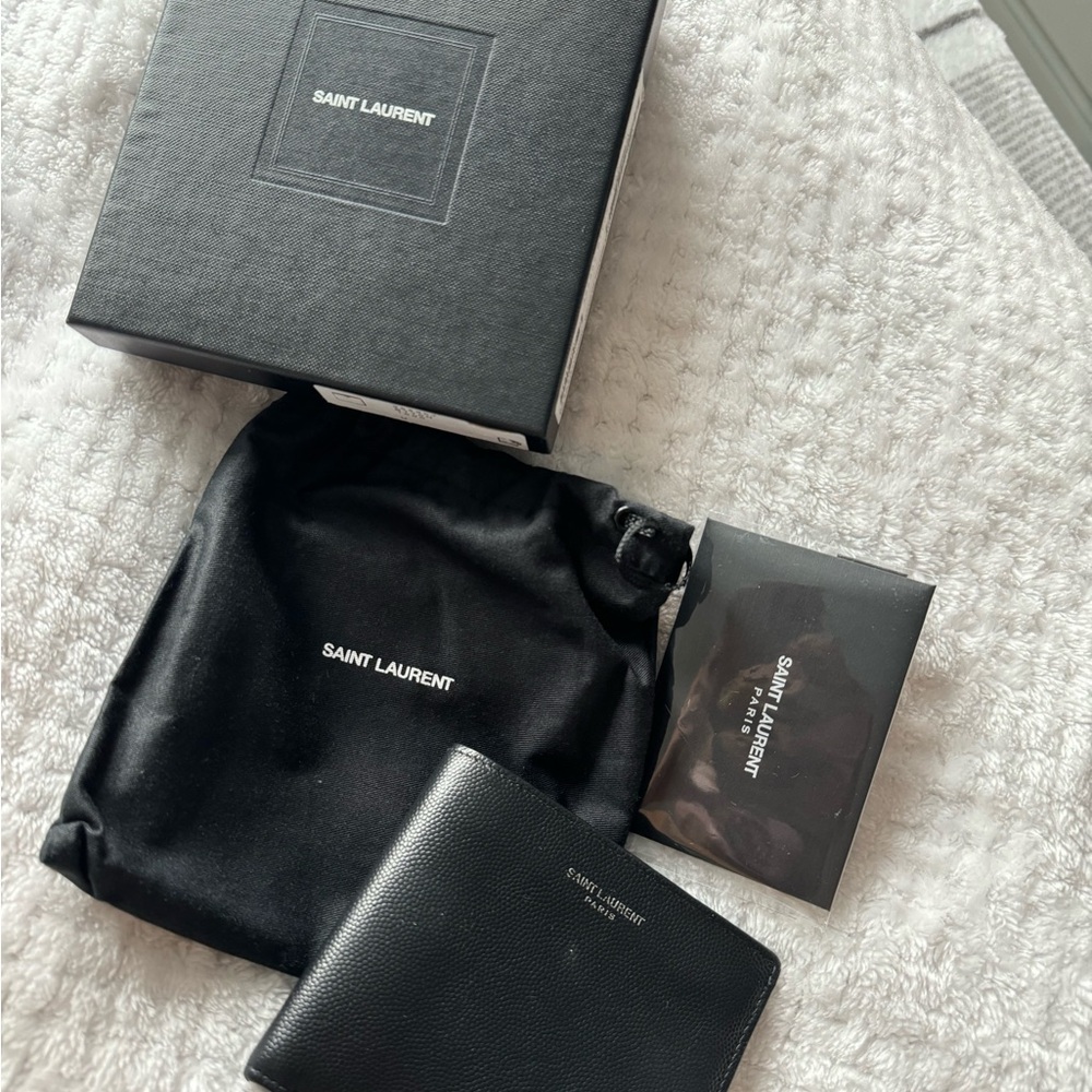 Saint Laurent East-West Calfskin Wallet